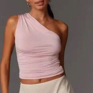 By Anthropologie One-Shoulder Fitted Top